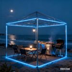 Seaside Camping Restaurant Decoration Light IP68 Waterproof RGB LED Strip for Fence Tree Ambiance Outdoor Dining Light