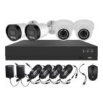Factory Outdoor 1080p 8mp 5mp 2mp 4ch 8ch Security Set 4k Nvr Kit Camera Video 4 Channel Cctv Security Camera System - Image 3
